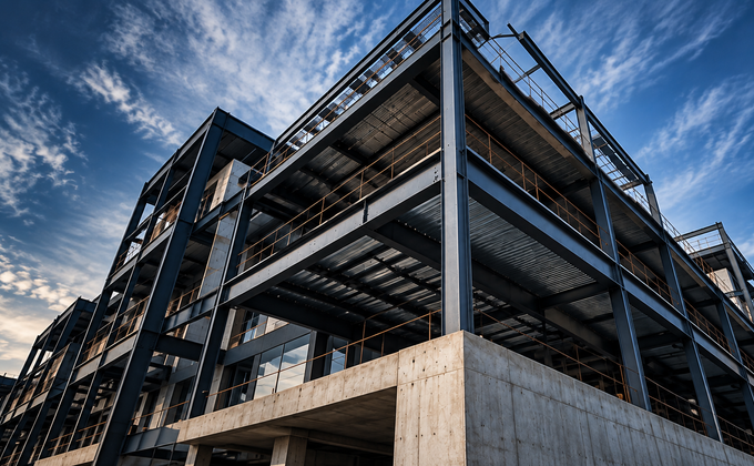 Blue Wave Steel structural steel project